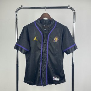 NBA Los Angeles Lakers basetball Maillot noir